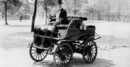 Muito antes da Tesla: fotos mostram carros elétricos de 100 anos atrás